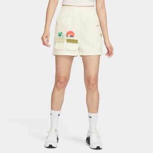 Nike耐克女子24夏季新款梭织高腰训练运动裤柔软运动短裤HF6175