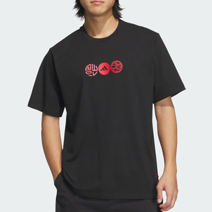 Adidas阿迪达斯CM GFX TEE男士运动短袖T恤JZ4195/JZ4196/JZ4197