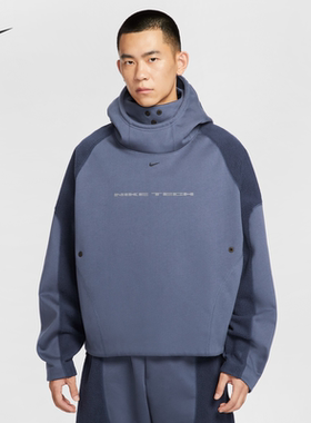 Nike耐克卫衣男子25秋冬运动休闲保暖摇粒绒针织连帽套头衫IB3364