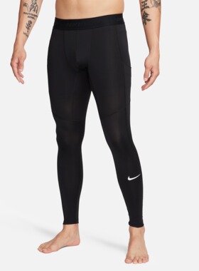 24春季新款Nike耐克训练裤男PRO DRI-FIT速干紧身裤运动裤FB7953