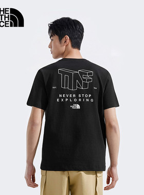 TheNorthFace北面男女同款户外经典款纯棉圆领休闲短袖T恤8EYA