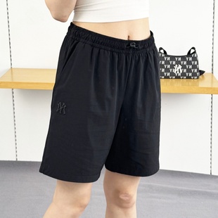 3ASMB0153 男女NY小标凉感速干梭织休闲运动裤 25新款 MLB情侣短裤