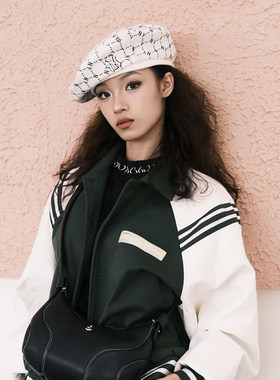 MLB复古可调节运动保暖贝雷帽女