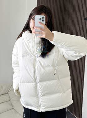 25冬季新款阿迪达斯女子连帽羽绒服保暖运动防风休闲外套KC5947