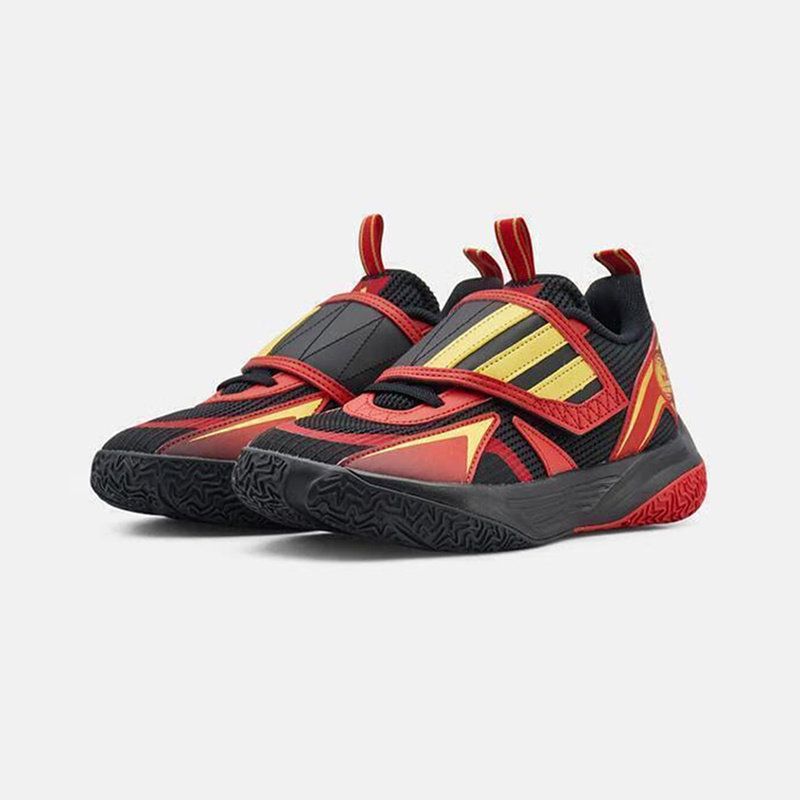 Adidas阿迪达斯2026春季马年限定男女中大童魔术贴篮球鞋KJ2610