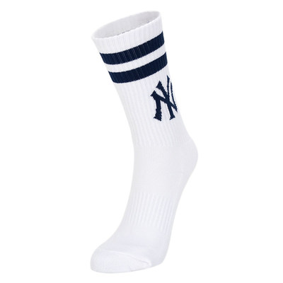 MLB男女NY条纹中筒运动袜一双装
