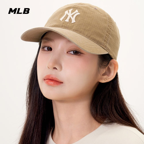 MLB刺绣软顶休闲透气运动棒球帽