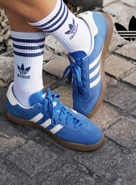 Adidas阿迪达斯三叶草男女款轻盈透气低帮运动板鞋JR9555/JR9553
