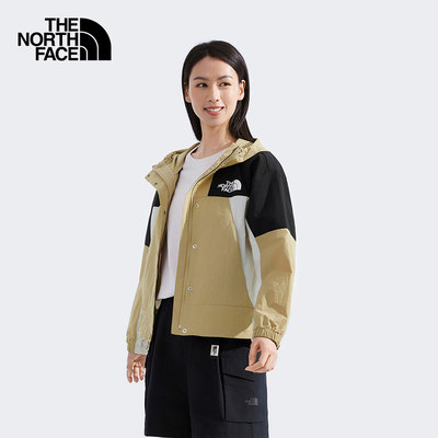 北面户外机能连帽防风休闲防晒衣