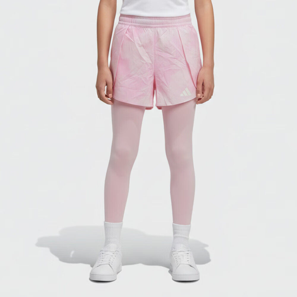 adidas阿迪达斯女大童26春季新款训练运动休闲舒适紧身长裤KV4490