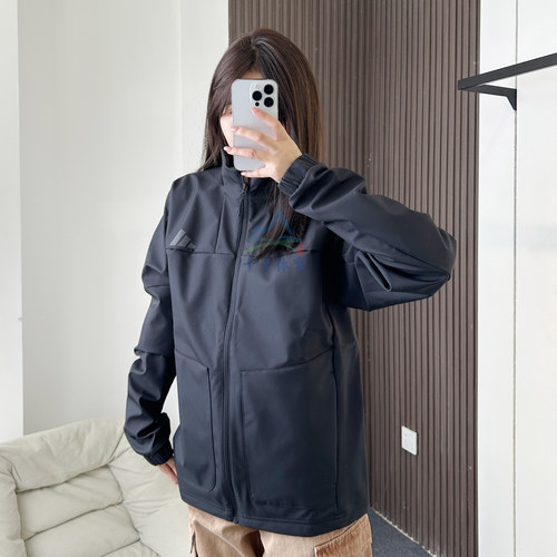 阿迪达斯立领夹克男子运动外套