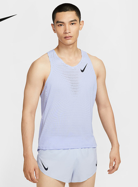 Nike耐克男子速干跑步背心25夏季新款反光透气训练无袖T恤FN4232