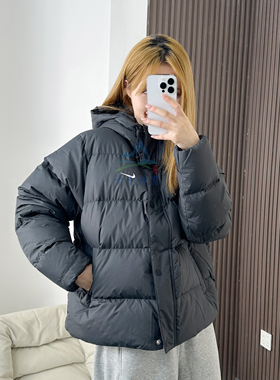 Nike耐克25秋冬女子运动保暖防风拒水连帽羽绒服夹克外套IH0728