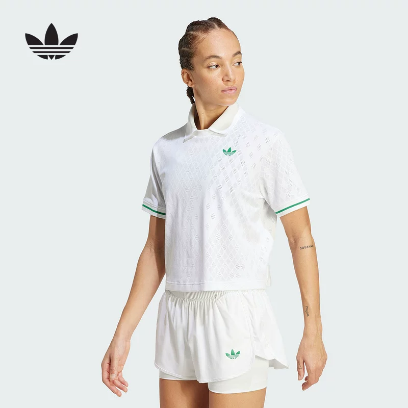 Adidas, теннисная форма, поло, 25 лет, с коротким рукавом