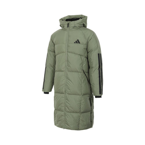 阿迪达斯男女同款长款羽绒服