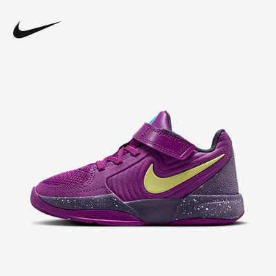 NIKE耐克儿童魔术贴防滑篮球鞋