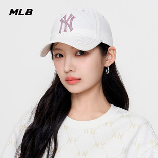 MLB鸭舌帽男女26新款NY复古防晒休闲软顶运动情侣棒球帽3ACPB126N