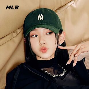 NY字母遮阳鸭舌帽软顶运动休闲帽3ACP1901N MLB棒球帽男女情侣款