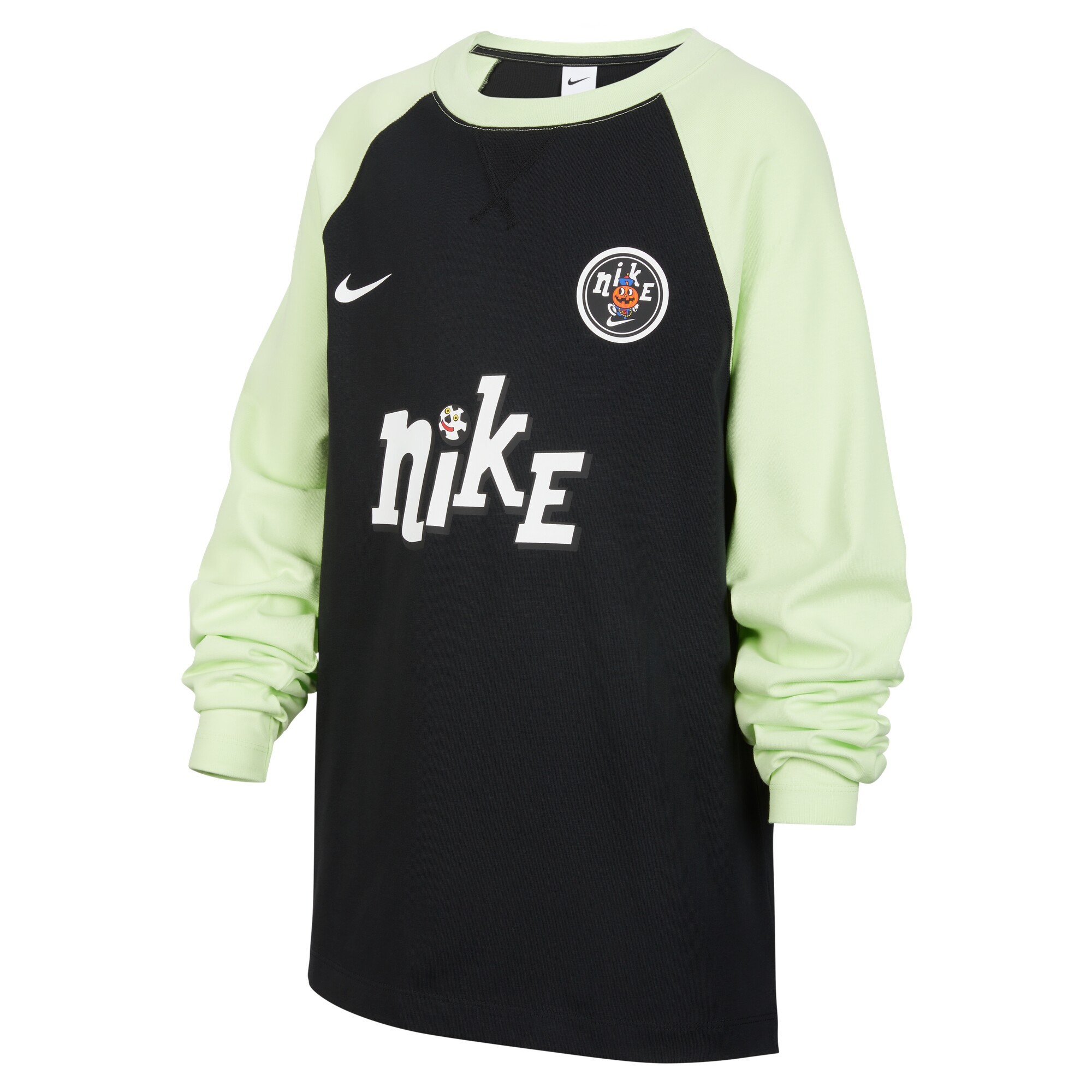 25冬季新款NIKE耐克大童宽松速干上衣长袖休闲开衩运动卫衣IO0098