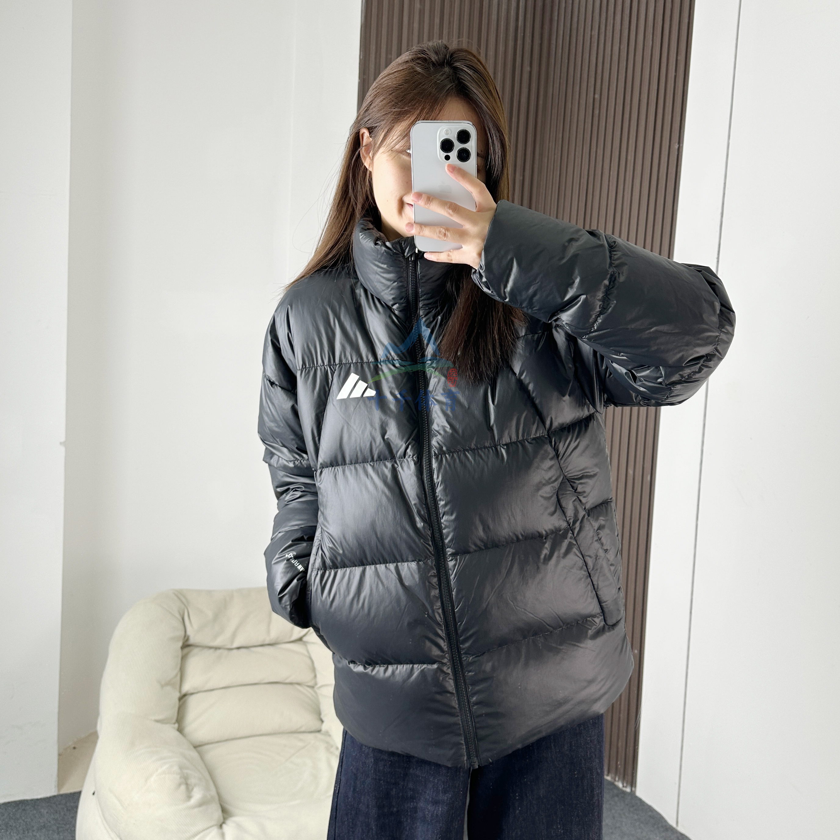 阿迪达斯男子防风保暖运动羽绒服