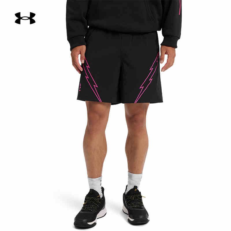 安德玛UA男子库里中国行运动短裤
