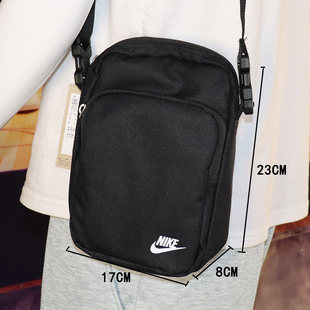 26春季新款nike单肩包运动男女斜挎包休闲小跨包帆布包包DB0456