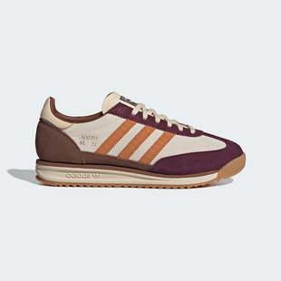 adidas阿迪达斯三叶草T头鞋男女SL 72翻毛皮运动鞋JR6999/JR6998