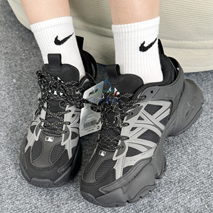 25秋季新款MLB老爹鞋男女NY复古做旧厚底增高运动休闲鞋3ARNP035N