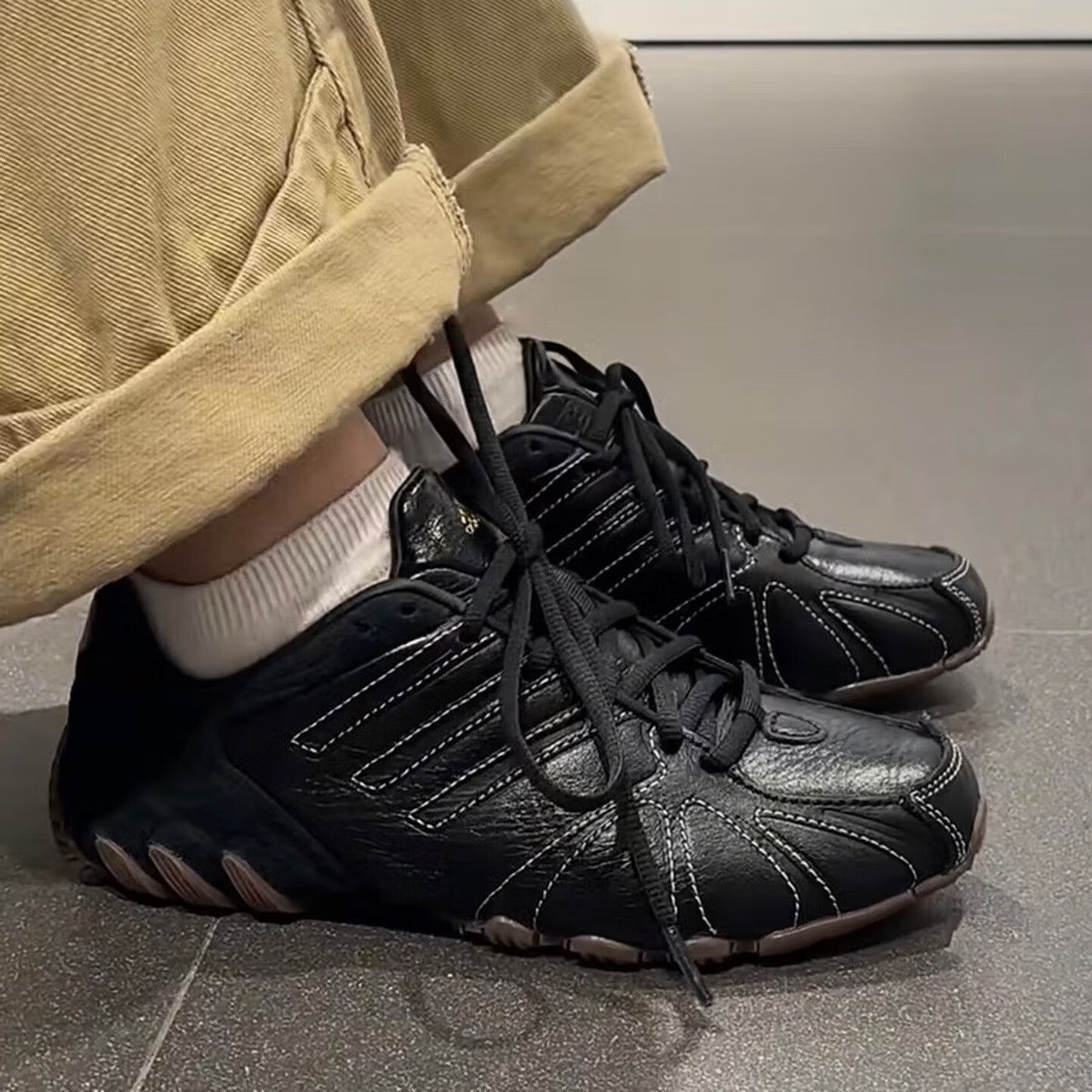 adidas阿迪达斯三叶草女GHOST SPRINT千禧风运动鞋IH1654/IH1653