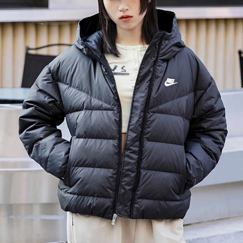 Nike耐克新款WINDRUNNER风行者系列女子防风拒水短款羽绒服DQ5904