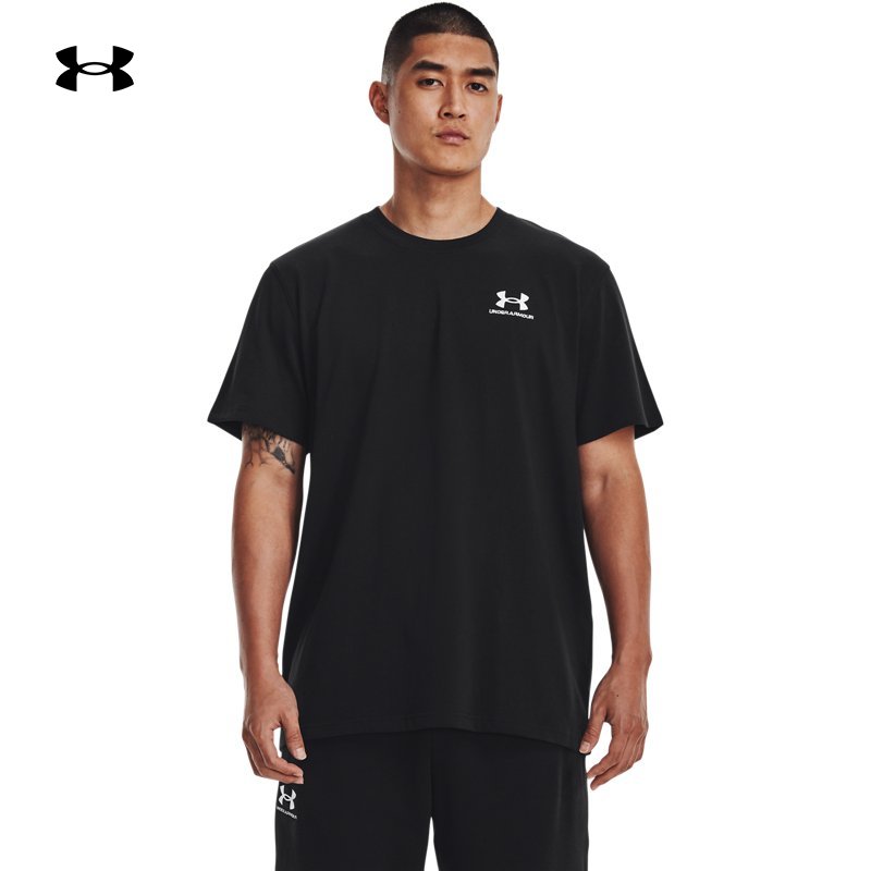 男安德玛运动宽松透气速干短袖