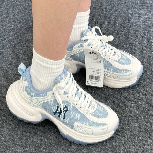 MLB老爹鞋男女NY老花增高运动鞋