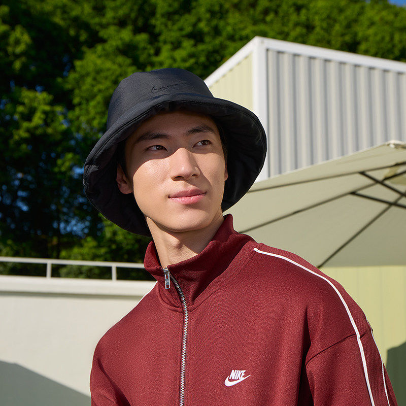 NIKE耐克刺绣舒适保暖渔夫运动帽