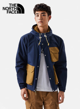 The North Face北面男款户外防风防水夹克外套冲锋7W7F