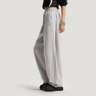 IA7519 IA7518 女宽松休闲棉质弯刀裤 adidas阿迪达斯三叶草运动裤
