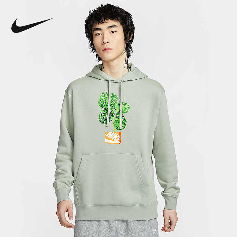 Nike耐克运动宽松印花套头衫男士