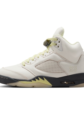 NIKE耐克JORDAN女子25冬季AJ5高帮轻便缓震反光运动休闲鞋IM7592