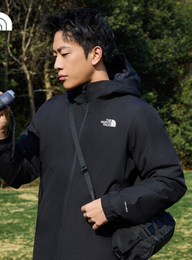 TheNorthFace北面男户外26春季新款防风防水连帽休闲棉服外套8HR2