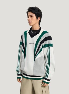 adidas阿迪达斯三叶草男运动休闲毛衣套头衫KW2017/KW2018/KW2019