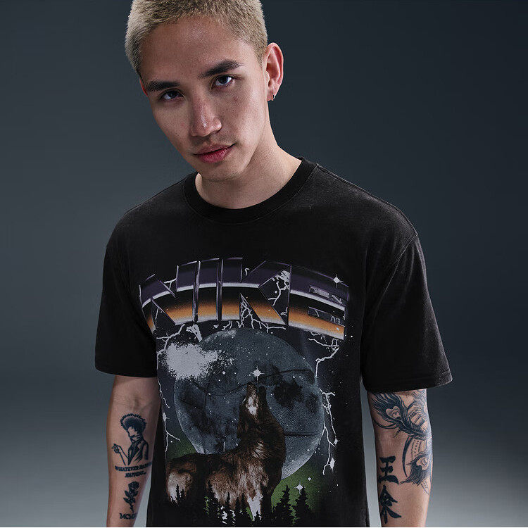 NIKE耐克短袖男纯棉宽松运动T恤