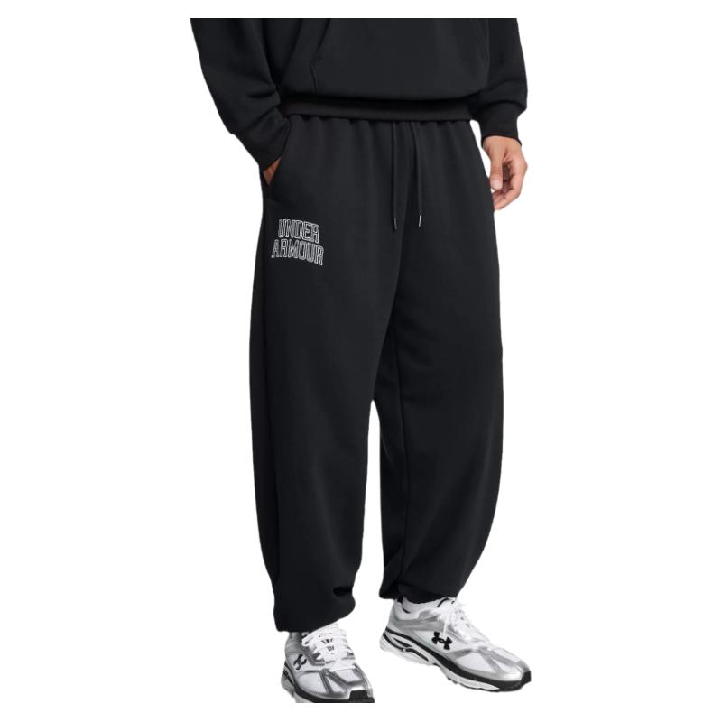 24新款UA安德玛运动裤男Icon束脚卫裤训练休闲针织长裤1386551