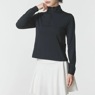 4拉链跑步训练运动长袖 T恤6003797 安德玛UA女Drive 25秋冬新款