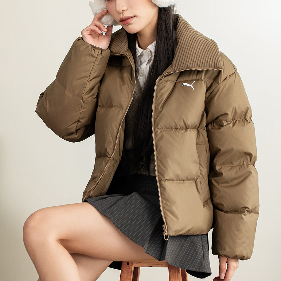 PUMA彪马女子防风拒水保暖羽绒服
