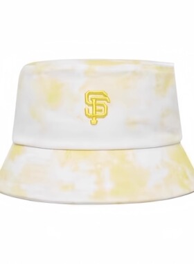 春夏特价MLB男女款防晒遮阳帽老花旅行运动帽休闲渔夫帽3AHT03623