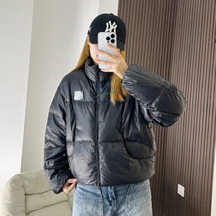 MLB羽绒服女25新款 立领保暖运动棉羽外套3FDJB2056 NY小标刺绣短款