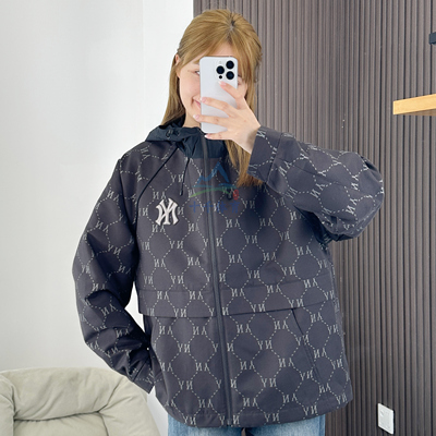 MLB冲锋衣外套男女NY老花夹克