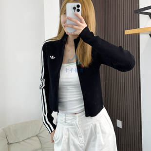 JY2599 针织外套JY2597 JZ0886 adidas阿迪达斯三叶草女修身 25新款