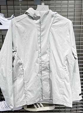 25新款Adidas阿迪达斯男子户外运动宽松休闲连帽夹克外套KS6484