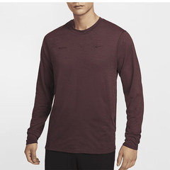 NIKE耐克长袖T恤男2024夏季健身运动服圆领透气休闲套头衫FZ0992