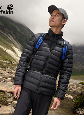 JackWolfskin狼爪秋冬新款PILVI男户外700蓬立领保暖羽绒服A65699